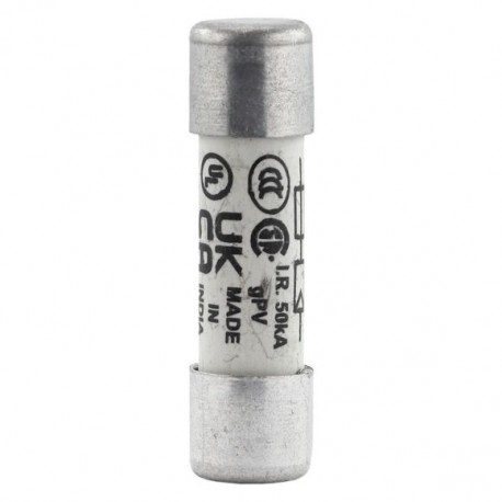PV-2A10F - PV-2A10F EATON ELECTRIC Fuse-link, high speed, 2 A, DC 1000 V, IEC 60269-6 type A, 10 x 38 mm, gPV, UL PV, U..