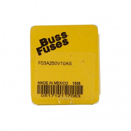 F03A250V10AS - F03A250V10AS EATON ELECTRIC MILITARY MIL-F-15160/03