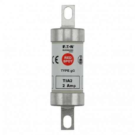 TIA2 - TIA2 EATON ELECTRIC Fuse-link, LV, 2 A, AC 660 V, DC 460 V, BS88/A2, 22 x 86 mm, gL/gG, BS