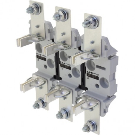 TD2-DD - TD2-DD EATON ELECTRIC Fuse-base, LV, 400 A, AC 690 V, NH2, 3P, IEC, double clip, DIN rail mount