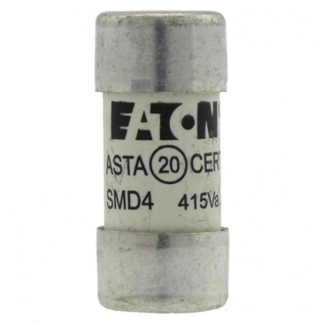 SMD4 - STREET LIGHTING FUSE 4A 415V SMD4 EATON ELECTRIC Fuse-link, LV, 4 A, AC 415 V, BS88, 13 x 29 mm, gL/gG, BS