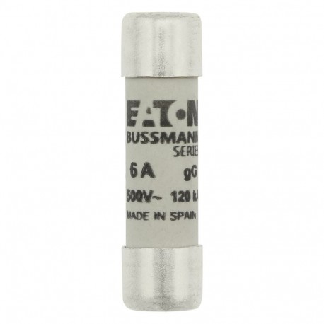 C10G6 - C10G6 EATON ELECTRIC Fuse-link, LV, AC 500 V, 10 x 38 mm, gL/gG, IEC