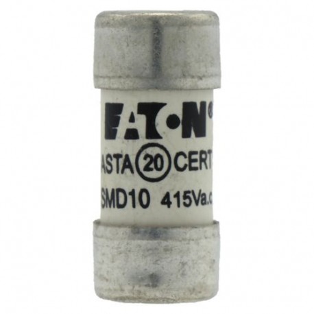 SMD10 - STREET LIGHTING FUSE 10A 415V SMD10 EATON ELECTRIC Fuse-link, LV, 10 A, AC 415 V, BS88, 13 x 29 mm, gL/gG, BS