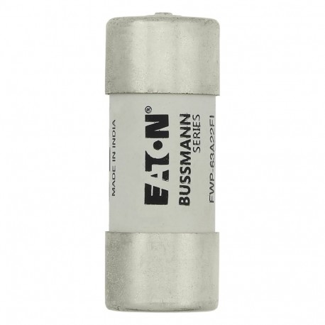 FWP-63A22FI - FWP-63A22FI EATON ELECTRIC cartridge fuse, ultra-fast, 63 a, AC 700 V 22 x 58 mm, aR, UL, with the front