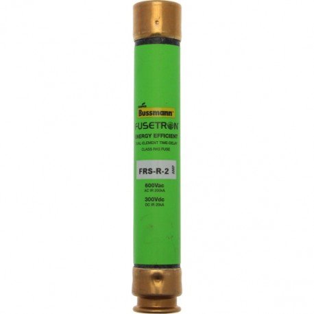 FRS-R-2 - FRS-R-2 EATON ELECTRIC Fuse-link, LV, 0.5 A, AC 600 V, 21 x 127 mm, RK5, UL, time-delay, dual-element