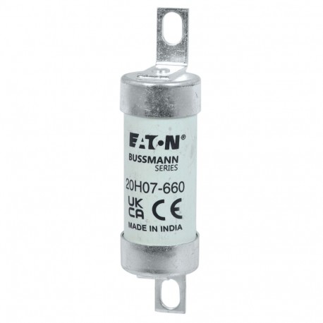 20H07-660 - 20H07-660 EATON ELECTRIC Fuse-link, low voltage, 20 A, AC 660 V, DC 250 V, BS88/A2, 22 x 82 mm, gL/gG, BS