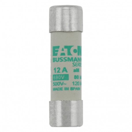 C14M12 - C14M12 EATON ELECTRIC Fuse-link, LV, 0.25 A, AC 690 V, 14 x 51 mm, aM, IEC