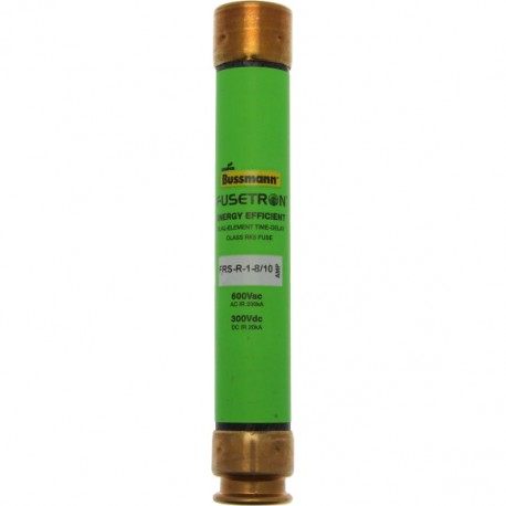 FRS-R-1-8-10 - FRS-R-1-8-10 FRS-R-1-8/10 EATON ELECTRIC cartridge fuse, BT 1.8 a, AC TO 600 V, 21 x 127 mm, RK5, UL, delay,..