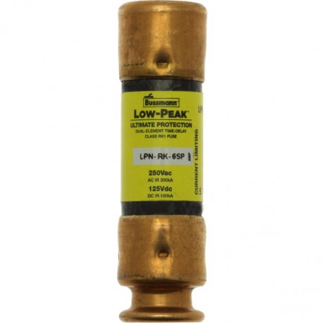 LPN-RK-70SP - LPN-RK-70SP EATON ELECTRIC Fuse-link, low voltage, 12 A, DC 125 V, 14.3 x 50.8, RK1, UL, time-delay