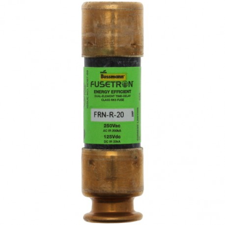 FRN-R-20 - FRN-R-20 EATON ELECTRIC cartridge fuse, BT 20 a, AC 250 V, 14 x 51 mm, RK5, UL, delay, dual-element