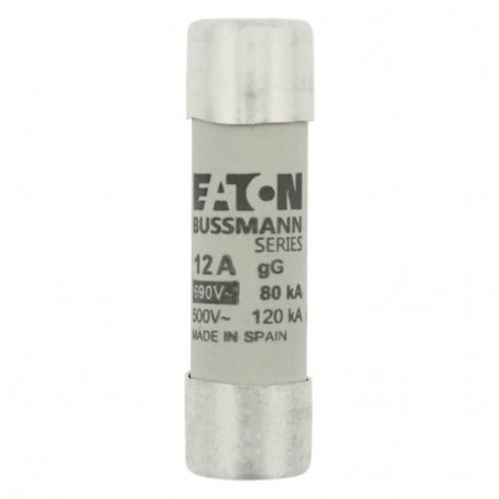 C14G12 - C14G12 EATON ELECTRIC Fuse-link, LV, 1 A, AC 690 V, 14 x 51 mm, gL/gG, IEC