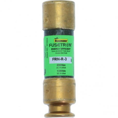 FRN-R-3 - FRN-R-3 EATON ELECTRIC Fuse-link, LV, 225 A, AC 250 V, 60 x 219 mm, RK5, UL, time-delay, dual-element