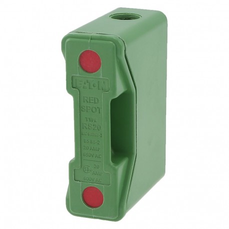 RS20HGN - RS20HGN EATON ELECTRIC Fuse-holder, low voltage, 20 A, AC 690 V, BS88/A1, 1P, BS, front connected, green