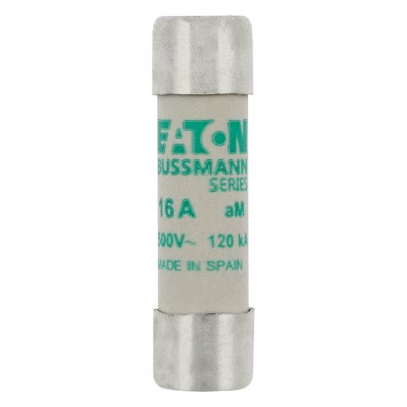 C10M16 - C10M16 EATON ELECTRIC Fuse-link, LV, 0.25 A, AC 500 V, 10 x 38 mm, aM, IEC