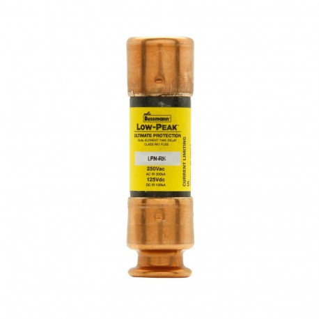 LPN-RK-30SP - LPN-RK-30SP EATON ELECTRIC Fuse-link, low voltage, 12 A, DC 125 V, 14.3 x 50.8, RK1, UL, time-delay