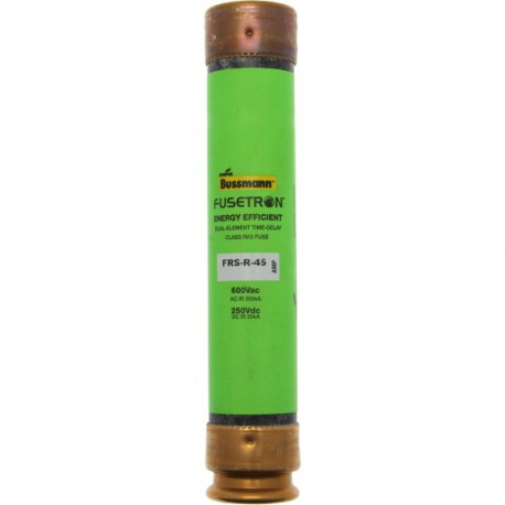 FRS-R-45 - FRS-R-45 EATON ELECTRIC cartridge fuse, BT 45 a, AC 600 V, 27 x 140 mm, RK5, UL, delay, dual-element