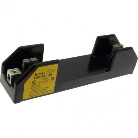 H60100-1CR - H60100-1CR EATON ELECTRIC Fuse block, BT, 100 a, AC 600 V, 600 V DC, UL class H, 1P, UL, CSA