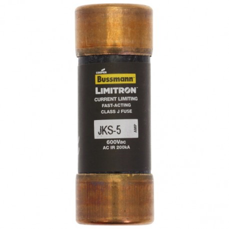 JKS-5 - JKS-5 EATON ELECTRIC cartridge fuse, BT 5 a, AC 600 V, 21 x 57 mm, J, UL, fast acting