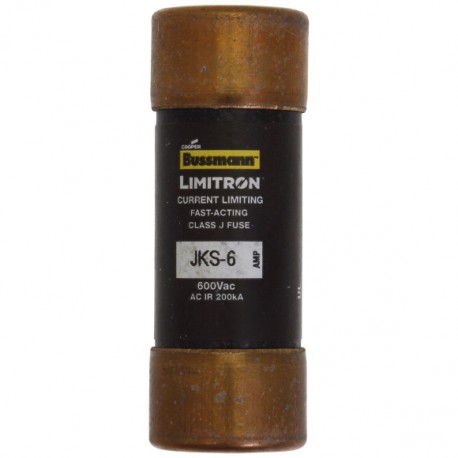 JKS-6 - JKS-6 EATON ELECTRIC cartridge fuse, BT 6 a, AC 600 V, 21 x 57 mm, J, UL, fast acting