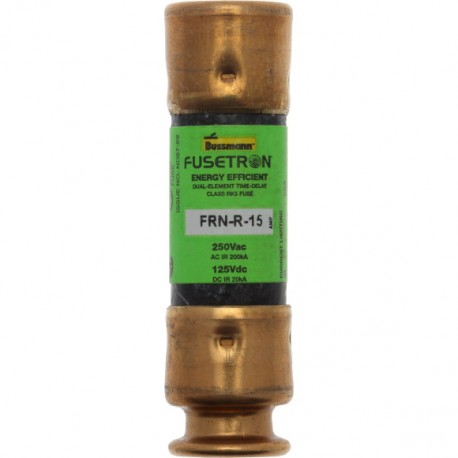 FRN-R-15 - FRN-R-15 EATON ELECTRIC Fuse-link, LV, 225 A, AC 250 V, 60 x 219 mm, RK5, UL, time-delay, dual-element