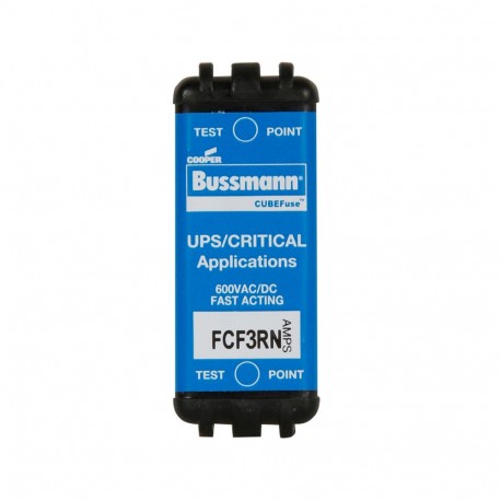 FCF3RN - FCF3RN EATON ELECTRIC Fuse-link, low voltage, 35 A, AC 600 V, DC 600 V, 26 x 29 x 55 mm, CF, J, 1P, UL, CSA,..