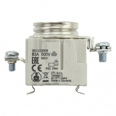 SFRD33 - SFRD33 EATON ELECTRIC Fuse-base, LV, 63 A, AC 500 V, D3, IEC, rail mount, suitable wire 2.5 25 mm2