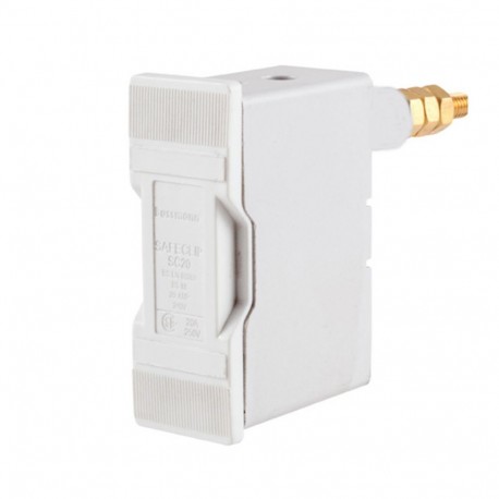SC20PWH - SC20PWH EATON ELECTRIC Fuse-holder, LV, 32 A, AC 550 V, BS88/F1, 1P, BS, front connected, back stud connecte..