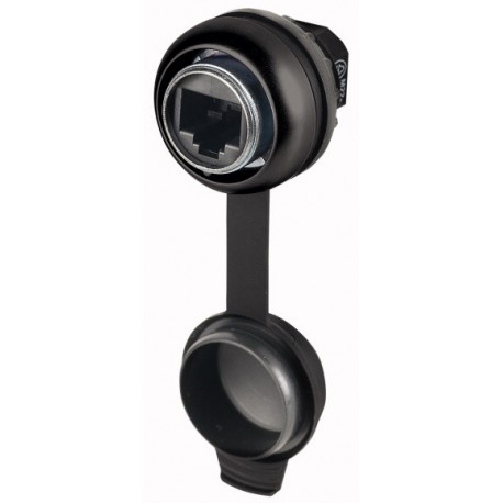 Eaton 2m cable 48V EBM - Eaton 2m cable 48V EBM EBMCBL48 744-A3963 EATON ELECTRIC Front element black +bulkhead interface RJ45