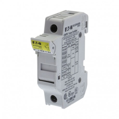 CHPV1U - CHPV1U EATON ELECTRIC Base of fuse, BT, 32, DC 1000 V, 10 x 38 mm gPV, 1F, UL, IEC, DIN rail