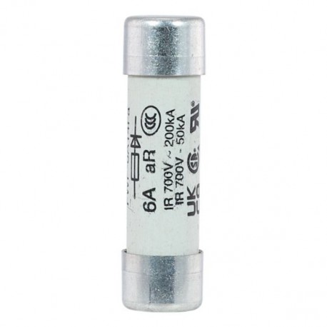 6A 700V AC FERRULE FUSE 14x51mm - 6A 700V AC FERRULE FUSE 14x51mm FWP-6A14F EATON ELECTRIC Air fuse-link, medium voltage, 3.15 A, AC 14.3 kV, ..