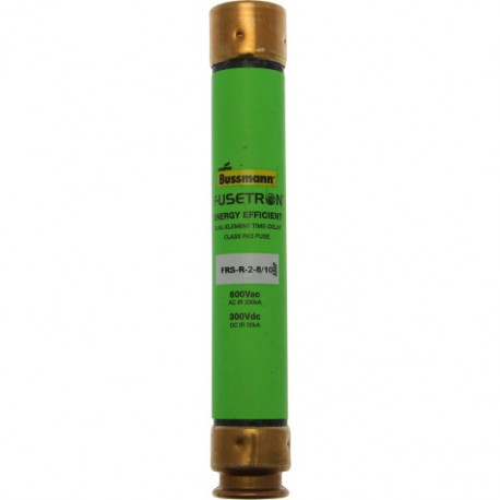FRS-R-2-8-10 - FRS-R-2-8-10 FRS-R-2-8/10 EATON ELECTRIC cartridge fuse, BT 2.8 a, AC 600 V, 21 x 127 mm, RK5, UL, delay, du..