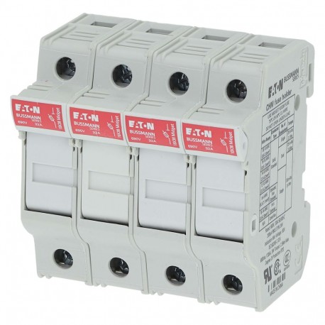 CHM4DU - CHM4DU EATON ELECTRIC Fused disconnector, low voltage, 30 A, AC 240 V, UL midget, IEC 10 x 38, AC23A, 1P, UL..