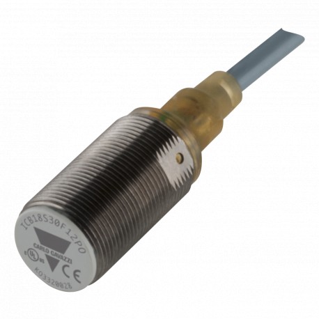 ICB18S30F12PC - ICB18S30F12PC CARLO GAVAZZI Output function: NC, Mounting: Flush, Housing: M18, Sensing range: 9 to 14 mm , ..