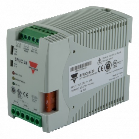 SPUC24720 - SPUC24720 CARLO GAVAZZI Model: UPS, Input type: DC, Output voltage: 24Vdc, Terminal type: Screw terminal