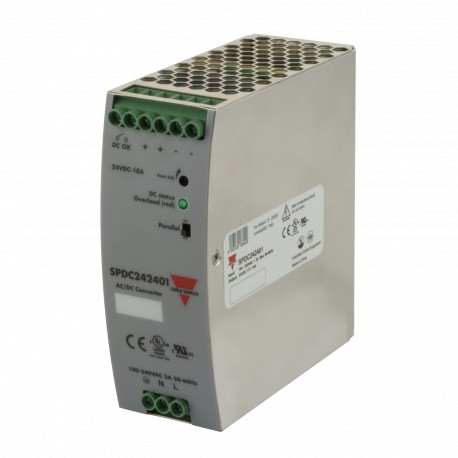 SPDC242401 - SPDC242401 CARLO GAVAZZI Model: AC to DC switching power supply, Ac input voltage: 85VAC-264VAC 120VDC-370VD..