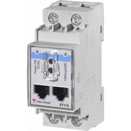 ET112DINAV01XS1X - ET112DINAV01XS1X CARLO GAVAZZI Function: Transducers, Mounting: DIN Rail, Power supply: Self power supply, O..