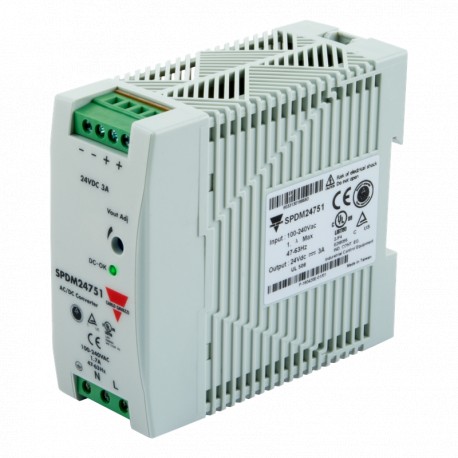 SPDM12751 - SPDM12751 CARLO GAVAZZI Model: AC to DC switching power supply, Ac input voltage: 85VAC-264VAC, Output power..
