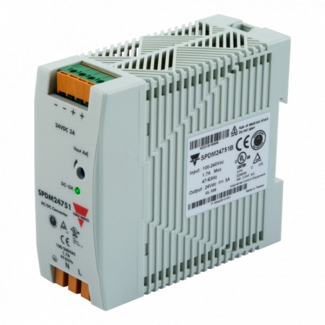 SPDM24751B - SPDM24751B CARLO GAVAZZI Model: AC to DC switching power supply, Ac input voltage: 85VAC-264VAC, Output powe..