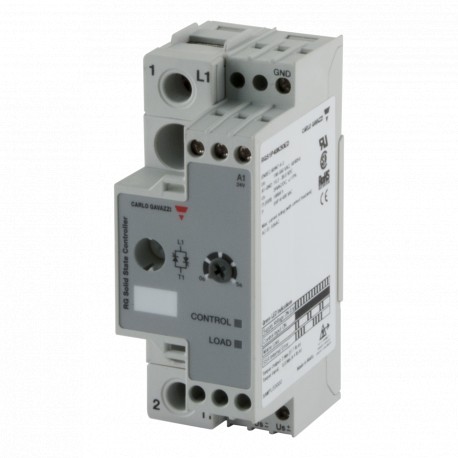 RGS1P23K50ED - RGS1P23K50ED CARLO GAVAZZI System: Panel mounting, Rated current rating: 26 50 ACA, Rated voltage: 230 VAC, ..