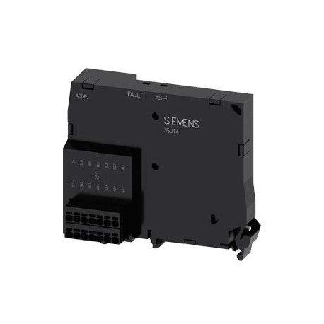 3SU1400-1EK10-6AA0 - 3SU1400-1EK10-6AA0 SIEMENS AS-Interface module, 4 inputs and 4 outputs, black, Spring-type terminal (push-in..