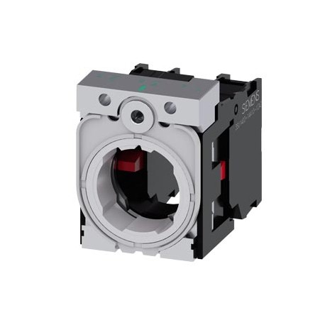 3SU1550-1AA10-1PA0 - 3SU1550-1AA10-1PA0 SIEMENS holder, universal, 3-way, plastic/metal, 1 NC, 1 NC, screw terminal new design