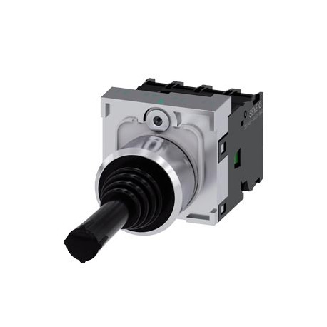 3SU1150-7AF88-1QA0 - 3SU1150-7AF88-1QA0 SIEMENS Coordinate switch, 22 mm, round, metal shiny, black, 4 switch positions, momentar..