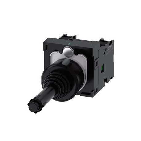 3SU1100-7BC10-1NA0 - 3SU1100-7BC10-1NA0 SIEMENS Coordinate switch, 22 mm, round, plastic, black, 2 switch positions, horizontal, ..