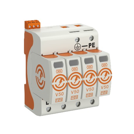 V50-4+FS-280 - 5093518 OBO BETTERMANN ARRESTER 1+2 V50-4+FS-280