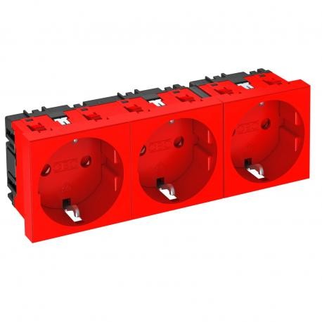 STD-D0 SRO3 - 6120048 OBO BETTERMANN POWER OUTLET STD-D0 ROJO3