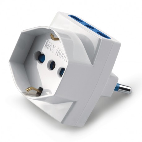 146.570 - 146.570 SCAME BLUELINE ADAPTOR P40+ 2 BIV. 2P+E 16A