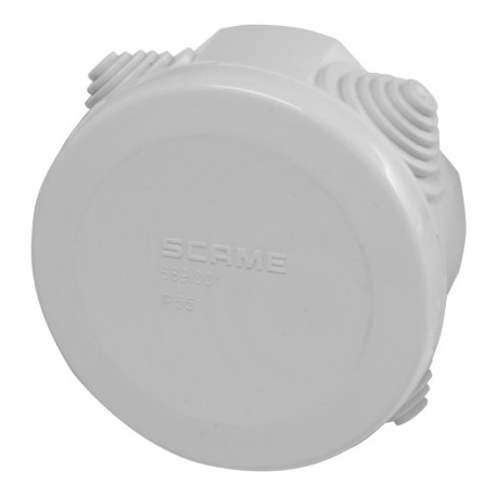 689.001 - 689.001 SCAME JUNCTION BOX IP55 GW 650°C Ø65x40mm
