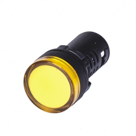 590.PLML3L220 - 590.PLML3L220 SCAME PILOT LAMP Ø22mm 220V LED YELLOW