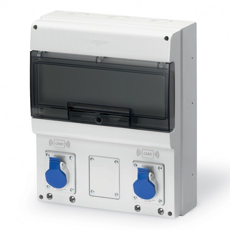 204.UB21R-3A3A - 204.UB21R-3A3A SCAME BOX, DISTR. 2 SHOTS of RFID 3A 3,5 kW