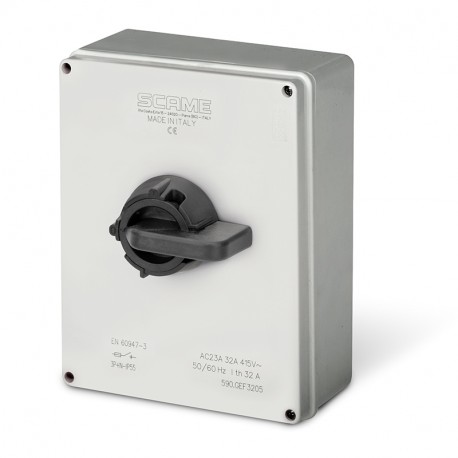 590.GEF3202 - 590.GEF3202 SCAME SWITCH DISCONNECTOR IP65 32A 2P